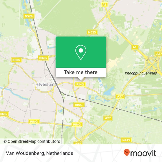 Van Woudenberg kaart