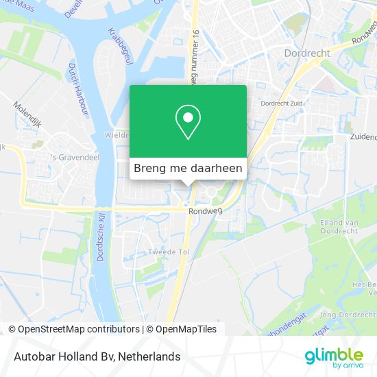 Autobar Holland Bv kaart