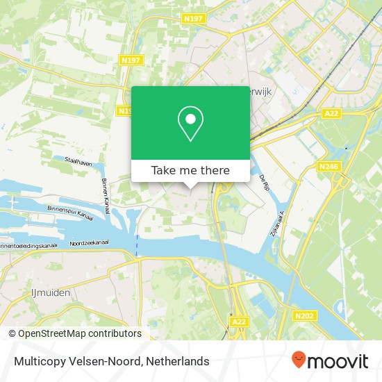Multicopy Velsen-Noord kaart