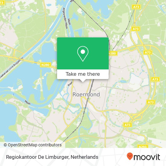 Regiokantoor De Limburger kaart