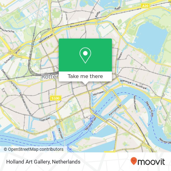 Holland Art Gallery kaart
