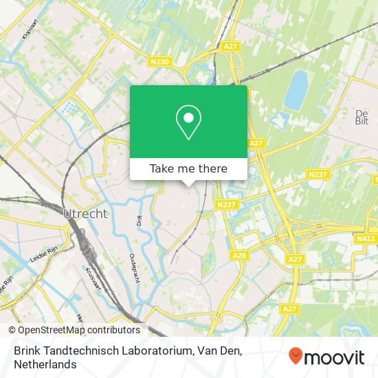 Brink Tandtechnisch Laboratorium, Van Den kaart