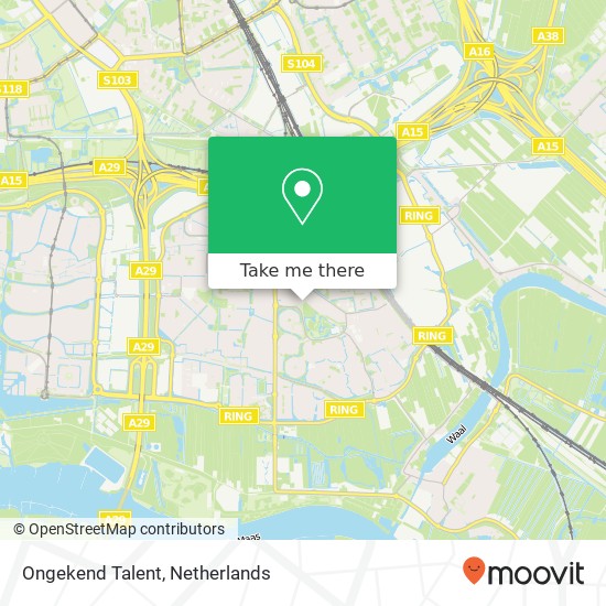 Ongekend Talent kaart