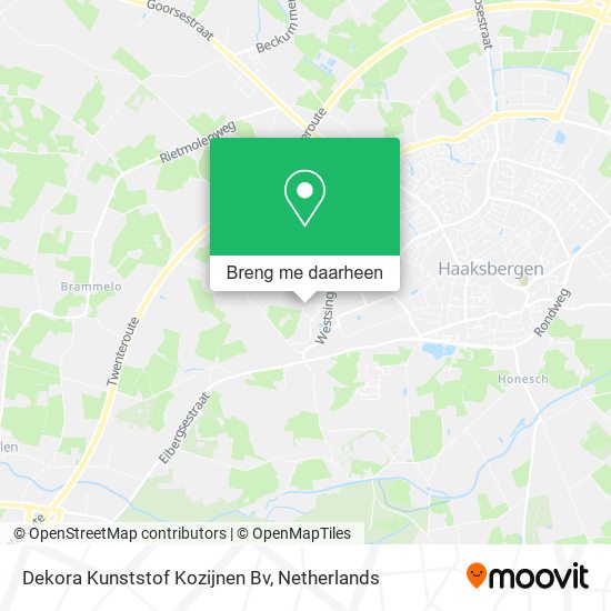 Dekora Kunststof Kozijnen Bv kaart
