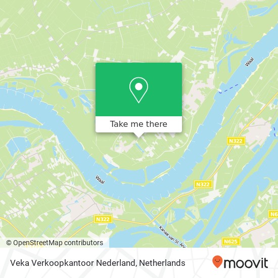 Veka Verkoopkantoor Nederland kaart