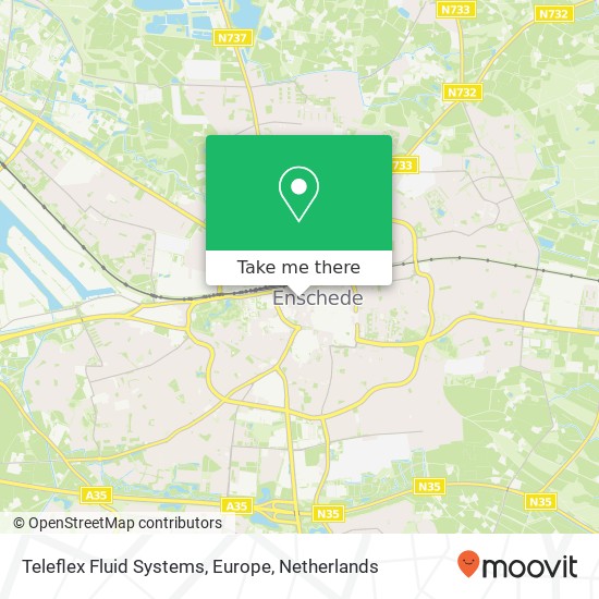 Teleflex Fluid Systems, Europe kaart