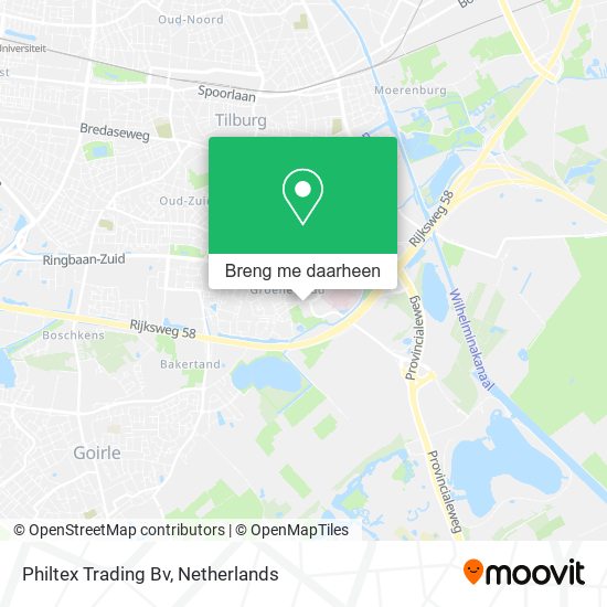 Philtex Trading Bv kaart