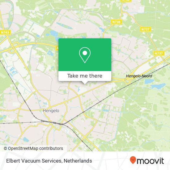 Elbert Vacuum Services kaart