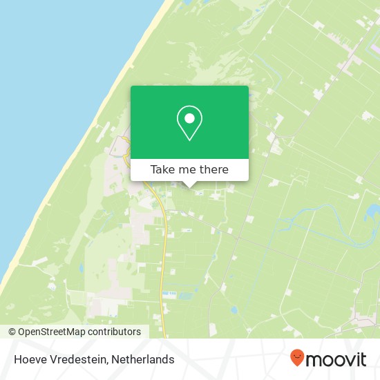 Hoeve Vredestein kaart