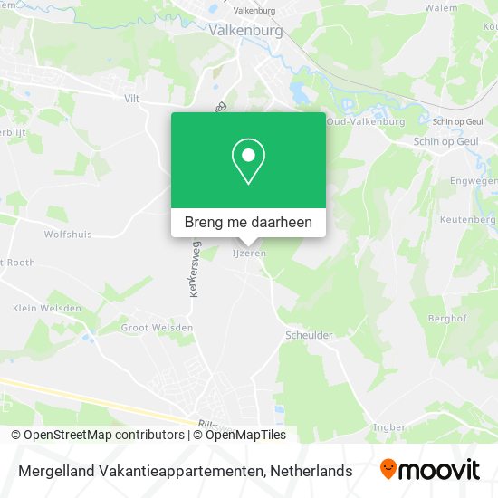 Mergelland Vakantieappartementen kaart