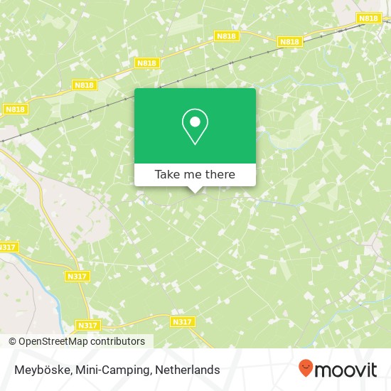 Meyböske, Mini-Camping kaart