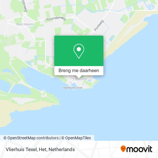Vlierhuis Texel, Het kaart