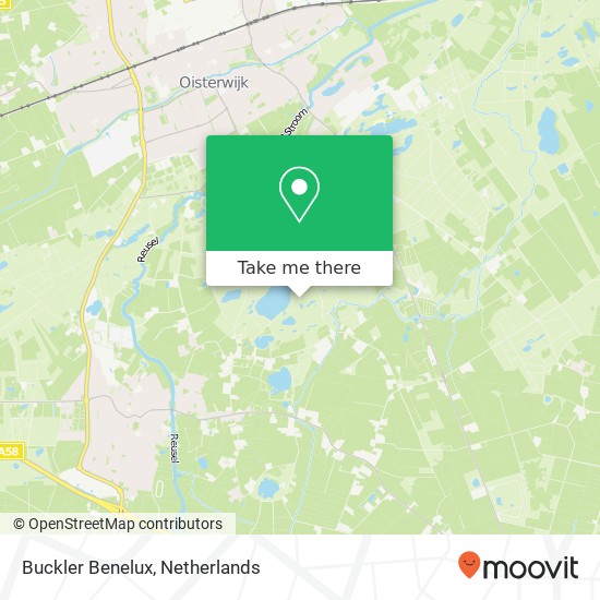 Buckler Benelux kaart
