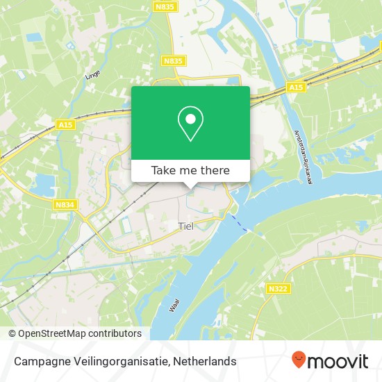 Campagne Veilingorganisatie kaart