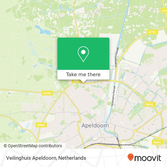 Veilinghuis Apeldoorn kaart