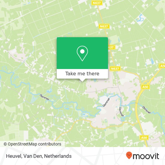 Heuvel, Van Den kaart