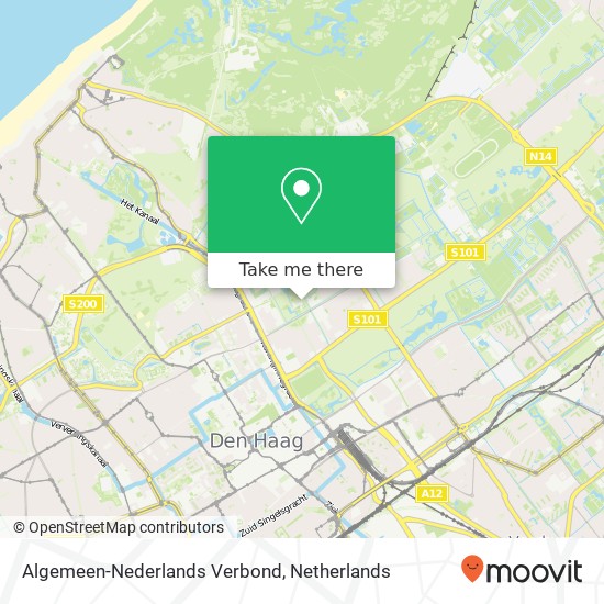 Algemeen-Nederlands Verbond kaart