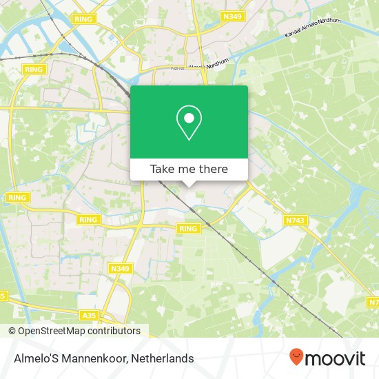 Almelo'S Mannenkoor kaart