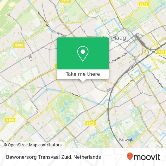 Bewonersorg Transvaal-Zuid kaart