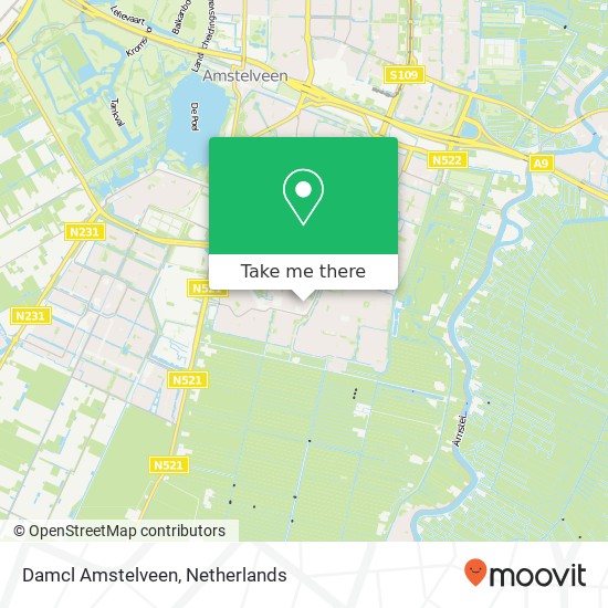 Damcl Amstelveen kaart