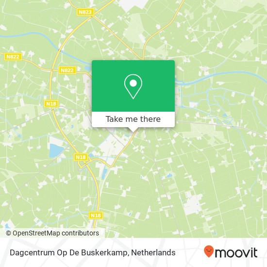 Dagcentrum Op De Buskerkamp kaart