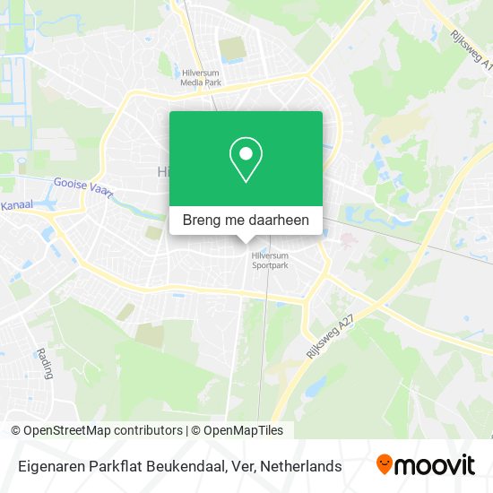 Eigenaren Parkflat Beukendaal, Ver kaart