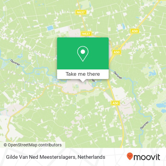 Gilde Van Ned Meesterslagers kaart