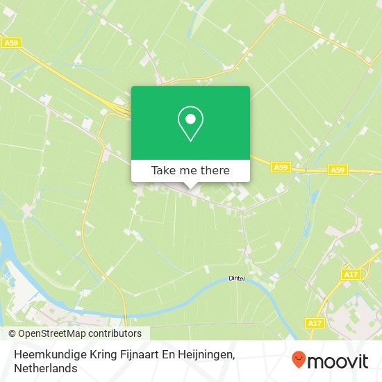 Heemkundige Kring Fijnaart En Heijningen kaart