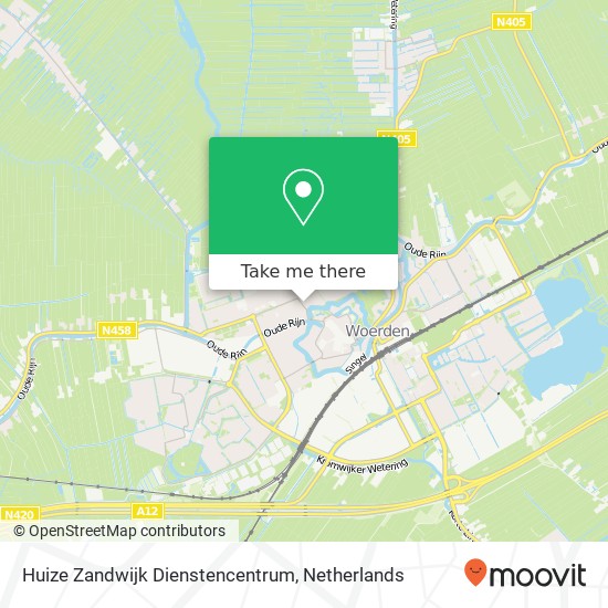 Huize Zandwijk Dienstencentrum kaart