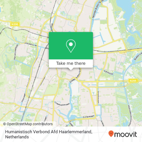 Humanistisch Verbond Afd Haarlemmerland kaart
