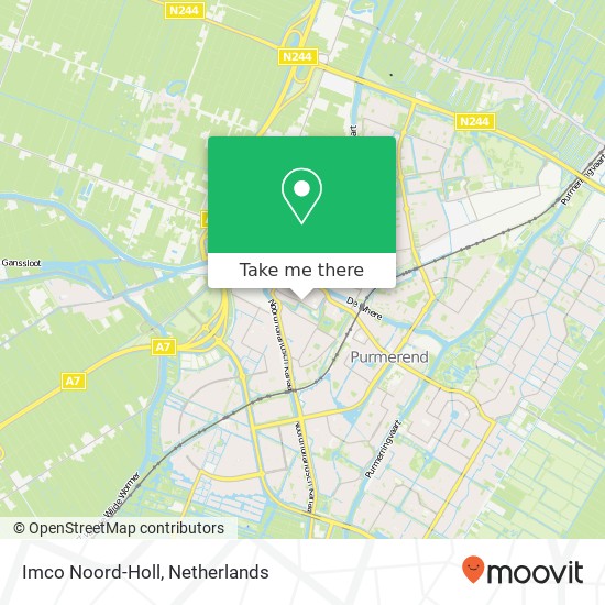 Imco Noord-Holl kaart