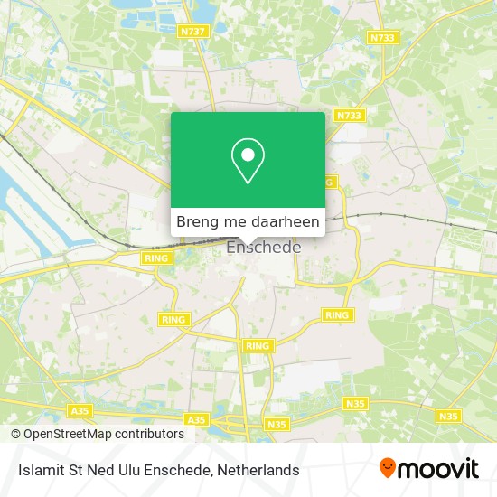 Islamit St Ned Ulu Enschede kaart