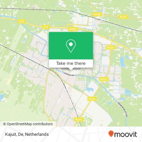 Kajuit, De kaart