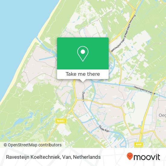 Ravesteijn Koeltechniek, Van kaart