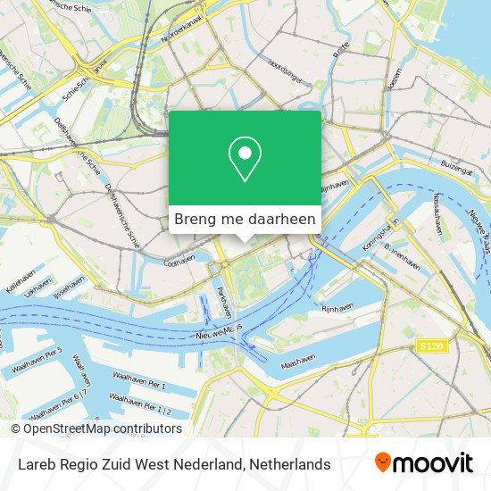 Lareb Regio Zuid West Nederland kaart