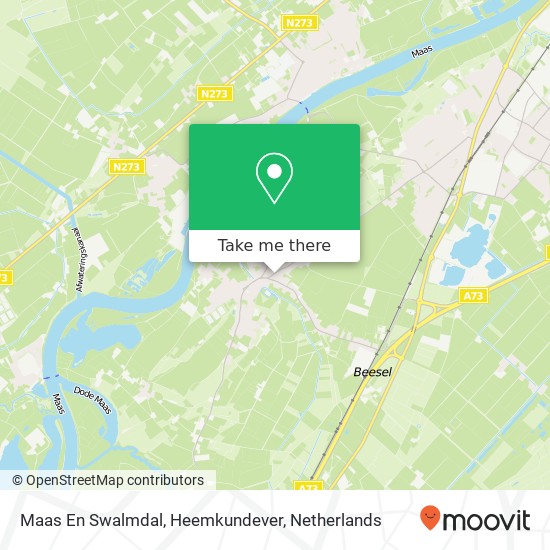 Maas En Swalmdal, Heemkundever kaart