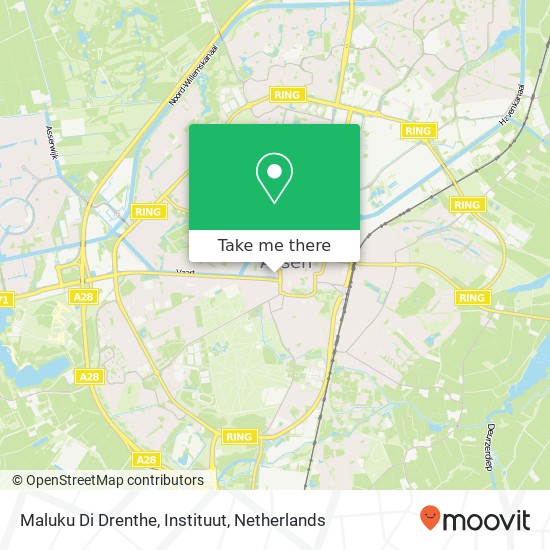 Maluku Di Drenthe, Instituut kaart