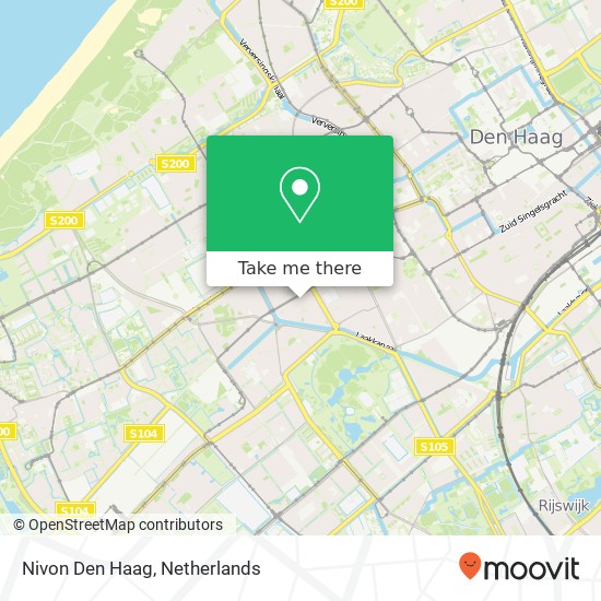 Nivon Den Haag kaart