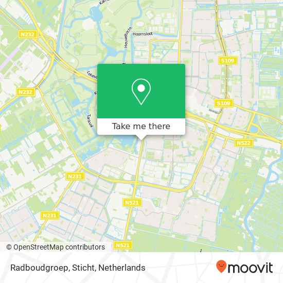 Radboudgroep, Sticht kaart