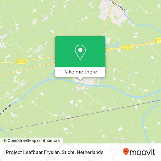 Project Leefbaar Fryslân, Sticht kaart