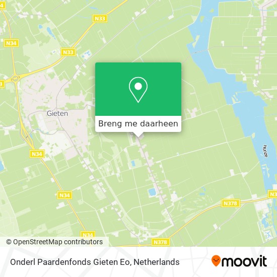 Onderl Paardenfonds Gieten Eo kaart