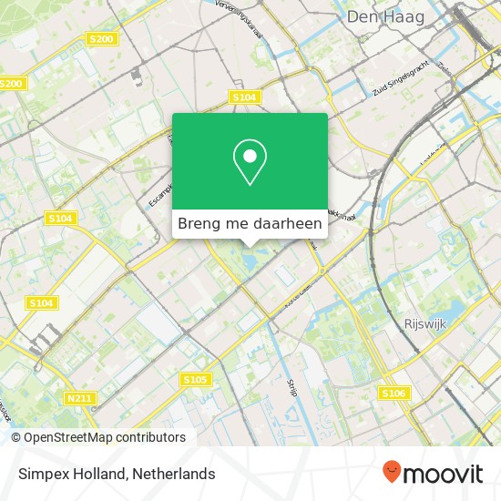 Simpex Holland kaart