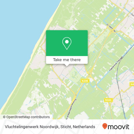 Vluchtelingenwerk Noordwijk, Sticht kaart