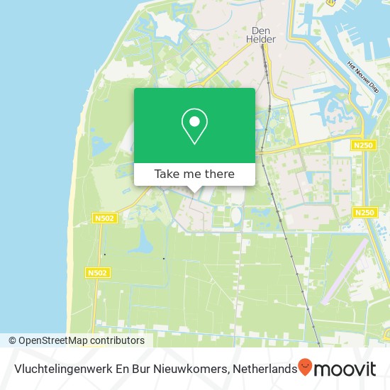 Vluchtelingenwerk En Bur Nieuwkomers kaart