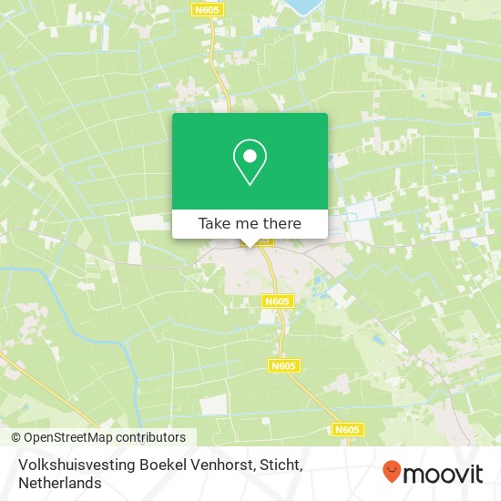 Volkshuisvesting Boekel Venhorst, Sticht kaart