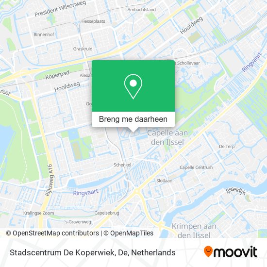 Stadscentrum De Koperwiek, De kaart