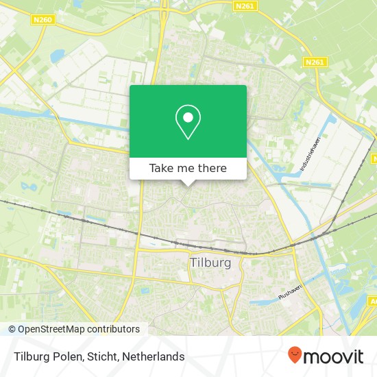 Tilburg Polen, Sticht kaart