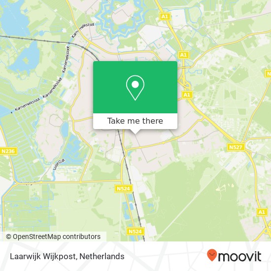 Laarwijk Wijkpost kaart