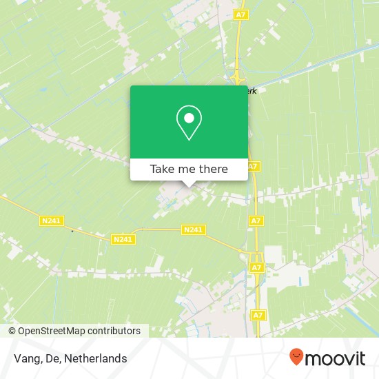 Vang, De kaart