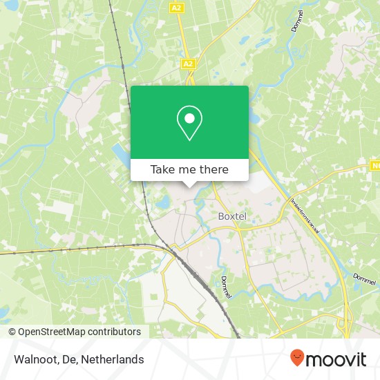 Walnoot, De kaart